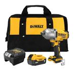 DEWALT 20-Volt Maximum Lithium-Ion Cordless 1/2 in. Impact Wrench Kit (DCF900P1)
