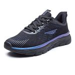 Red Tape Walking Sports Shoes for Men | Soft Cushioned Insole, Slip-Resistance, Dynamic Feet Support, Arch Support & Shock Absorption Black