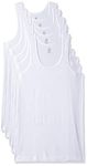 VIP Men's Plain Vest (Pack of 5) (85 cm) White