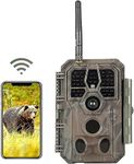 Folgtek WiFi Hunting Trail Camera 32MP 1296P Wildlife Game Cam with Night Vision Motion Activated, IP66 Waterproof, 120°Wide Angle Time Lapse Mode Wlidlife Cam for Outdoor Surveillance