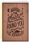 Hallmark Signature Wood Anniversary Card (Where We've Been, Where We're Going)