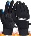 LOCOODAY Winter Gloves for Men Women - Windproof,Anti-Slip,Warm,Soft,Touch Screen,Splash Proof Gloves for Driving,Running