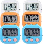 6 Pack Small Digital Kitchen Timer 