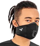 Naroo FZ1s - Super Breathable Face Mask with One-way Valve 3D Ventilation Chamber for Cycling Running Workout Outdoor activities