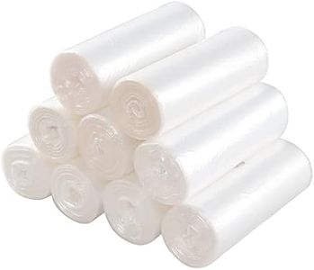 Dehouse 10 Gallon Clear Garbage Bags, Kitchen Trash Bag, 200 Counts