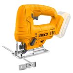 INGCO 20V Cordless Jig Saw (Tool Only), Electric Saw 2400RPM, 65MM Cutting Capacity, Variable Speed Control, With 1Pcs Blade, Ideal For Home, DIY & Professional Use