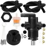 QAZAKY 7052161 Fuel Tank Shut Off Valve Petcock Compatible with Polaris ATV Sportsman 335 400 500 600 700 Ranger Magnum 325 330 500 Trail Blazer Big Boss Worker Xpedition 425 Xplorer ATP PTV Pro 3-Way