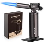 RONXS Butane Torch, Premium All Metal Construction Big Torch Adjustable Refillable Industrial Torch, Multipurpose Blow Torch Lighters for Soldering Baking Welding DIY Crafts - Not Gas