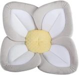2 PACK Baby Bath - Flower Baby Bath Pad Infant Bathtub Mat for Bathtub，Baby Bath Support Lounger ，Baby Bath Pillow is for Bathtub Tub Sink (Children One Size, Tvpe3 Grey)