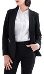 Marycrafts Women's Blazers Blazer Jackets for Women Business Casual Professional 14 Black