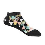 Seavenger SeaSnugs Low-Cut Beach Volleyball Socks (Geometric Palm, 4X-Small), Geometric Palm, 4XS