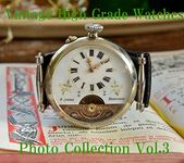 High Grade Vintage Antique Watches Vacheron Constantin Patek Philippe HERMES Tiffany & Co. Photo Collection Vol.3
