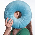 Piercing Pillow | Ear Piercing Pillow for Side Sleepers | Ear Pain Relief | Adjustable Filling | Donut Pillow for Ear | Reduces Ear Pressure | Pillow with Ear Hole | CNH Ear Pillow | Earring Pillow