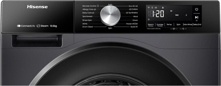 Hisense 10.5kg Front Load Washing Machine – Large Capacity