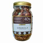 thenibblebox Chocohazelnut Chuckwagon Granola, 500g Jar [40% dry fruits, gluten free, vegan friendly, no refined sugar]