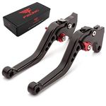 FXCNC CNC Aluminum Short Adjustable Brake Clutch Levers set pair fit for YZF R125 MT-125 2014-2020