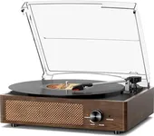 Bluetooth Vinyl Record Player,3-Spe
