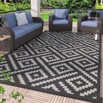 GENIMO 5x8 Outdoor Rug Waterproof, 