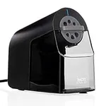 X-ACTO Pencil Sharpener, SchoolPro Electric Pencil Sharpener, Heavy Duty Electric Pencil Sharpener for School, Classroom and Teacher Supplies, Perfect Addition to Homeschooling Supplies, Black