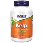 Now Foods, Kelp (Seaweed), 150mcg, 200 Tablets, Lab-Tested, Natural Iodine, Soy Free, Gluten Free, Vegetarian