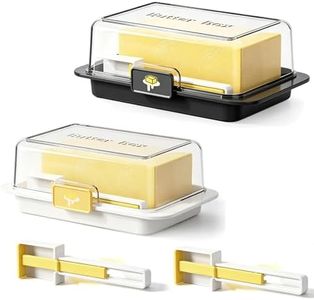 2026 New Butter Dish With Lid For Countertop, Large Butter Container With Built-In Butter Silicone Spoon And Holder, Butter Container, Butter Tray With Lid (Multicolor)