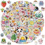 300Pcs Stickers for Kids, Cute Aesthetic Laptop Stickers for Adult, Waterproof Vinyl Stickers for Water Bottle, Laptop Decals, Journal, Scrapbook, Skateboard, Luggage Stickers, Back to School Stickers