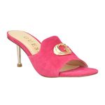 GUESS Women's Snapps Heeled Sandal, Pink 660, 7 UK