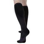 Copper Fit Energy Plus Unisex Easy-On/Easy-Off Moisturizing Knee High Compression Socks