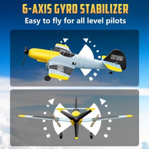 HAWK'S WORK 3-Channel RC Airplane – Remote Control Plane for Beginners