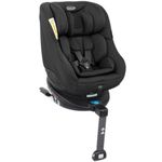 Graco Turn2Me Group 0+/1 ISOFIX 360° Rotating Car Seat, Rearward facing for longer from birth to approx. 4 years. Forward facing from approx. 1 to 4 years (9-18kg), Black fashion