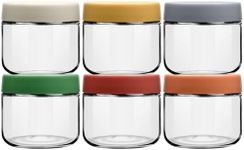 EONJOE 10 oz Glass Jars with Lids M