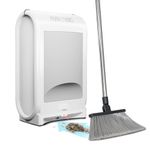 EyeVac PRO Touchless Stationary Vacuum - 1400 Watts Professional Vacuum with Active Infrared Sensors, High Efficiency Filtration, Bag-less Canister (Designer White)