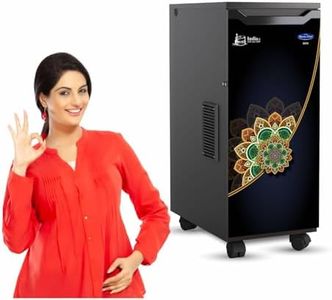 LUCKY MYCROFINE Eco Modern Art Atta Chakki Flour Mill Fully Automatic Domestic Ghar Ghanti for Grinding Masala and Grains, with Standard Accessories (0.75 Units/Hr) 7 to 8KG