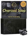 O Naturals Moisturizing Soap Bar (1pc, 220g) Natural Soap Bar, Organic Soap - Body Soap Bars, Face Soap & Hand Soap - Shower Soap, Body Wash Bar - Stocking Stuffers for Adults - Charcoal Soap