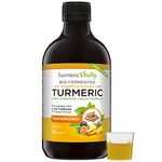 Turmeric Curcumin with BioCultures & Enzymes - Fermented High Strength Liquid Turmeric Supplement with Black Pepper & Ginger Equivalent to 2 Turmeric Capsules - Pineapple Passionfruit