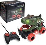 FGZU Dinosaur Toy for 3-8 Years Old Boys, Remote Control Car for Boys, 3-5 RC Dinosaur Cars for Boys, Toy Age 4-6, Christmas Birthday Gifts Boys Teen (Green)