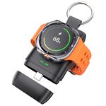 doeboe for Samsung Watch Charger, 1400mAh Fast Galaxy Watch Portable Charger, Wireless Magnetic Suction, Travel Keychain Galaxy Watch 6/6 Classic/5/5 Pro/4/3/Active 2/And Gear S3