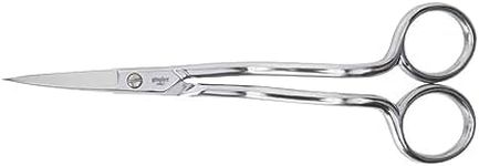 Fiskars Gingher 01-005866 Double-Curved Machine Embroidery Scissors, 6-Inch