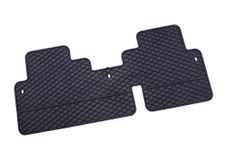General Motors GM Accessories 22890438 Second Row 1-Piece All-Weather Floor Mat in Ebony with Diamond Pattern
