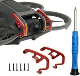 MINGVEN Avata 2 Accessories, Gimbal Bumper for DJI Avata 2, Aluminum Alloy Anti-Collision Bar and Camera Lens Protector, Lightweight Design Supports Turtle Turn (Red)