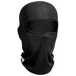 FanVince balaclava for men face mask bikers: bike accessories riding gears face cover full mask helmet Black