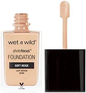 wet n wild Photo Focus Matte Liquid Foundation Soft Beige, Vegan & Cruelty-Free