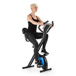 X-BIKE-700 2.0 - Exercise Bike, Ergometer, Stationary Fitness Bicycle, Cardio Bike for Home Workout, Hand Pulse Meter, 8-step Adjustable Resistance, Ergonomic Saddle, Max. 100kg, Black/Green