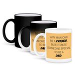 3dRose Mug_214393_3 Any Man Can Be A Father But It Takes Someone Special to Be A Dad, Ceramic, Black/White