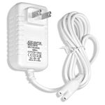 Pinkind Charger Replacement for Waterpik WP360 WP360W WP462 WP462W WP450 WP450W WF-13CD010 YLA-03010 AC Adapter Series, Water Flosser Replacement Parts Power Cord 5Ft, White