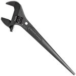 Adjustable Wrench, 10-Inch Spud Wrench for Up to 1-5/16-Inch Nuts and Bolts, with Tether Hole KLEIN TOOLS 3227