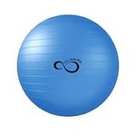 Live Infinitely Exercise Ball (55cm-95cm) Extra Thick Professional Grade Balance & Stability Ball- Anti Burst Tested Supports 2200lbs- Includes Hand Pump & Workout Guide Access