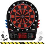 Viper by GLD Products 800 Regulation Size Electronic Dartboard, Featuring 57 Game options for up to 16 players, Enhanced Scoring Experience with Ultra-Thin Spider Segments to Reduce