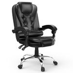 naspaluro Executive Office Chair High Back Desk Chair Ergonomic Recliner Computer Chair PU Leather Gaming Chair with Tilt Function Heavy Duty for Home Office Working