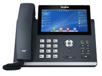 Yealink SIP-T48U Advanced IP Power over Ethernet Corded Phone with Optima HD Voice Technology and 7.0 Inch LCD Touch Screen Colour Display with Backlight (800 x 480 Pixel) – Black